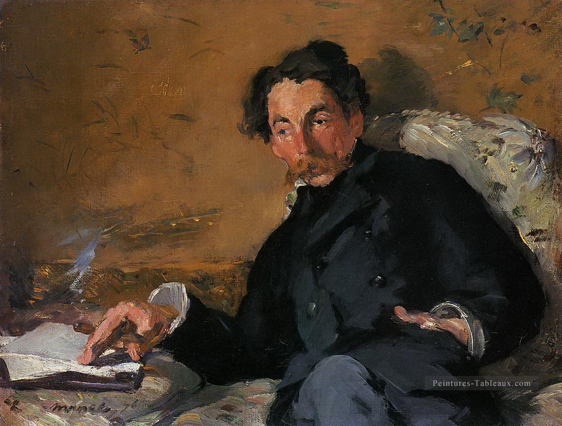 Stéphane Mallarmé Édouard Manet Peintures à l'huile